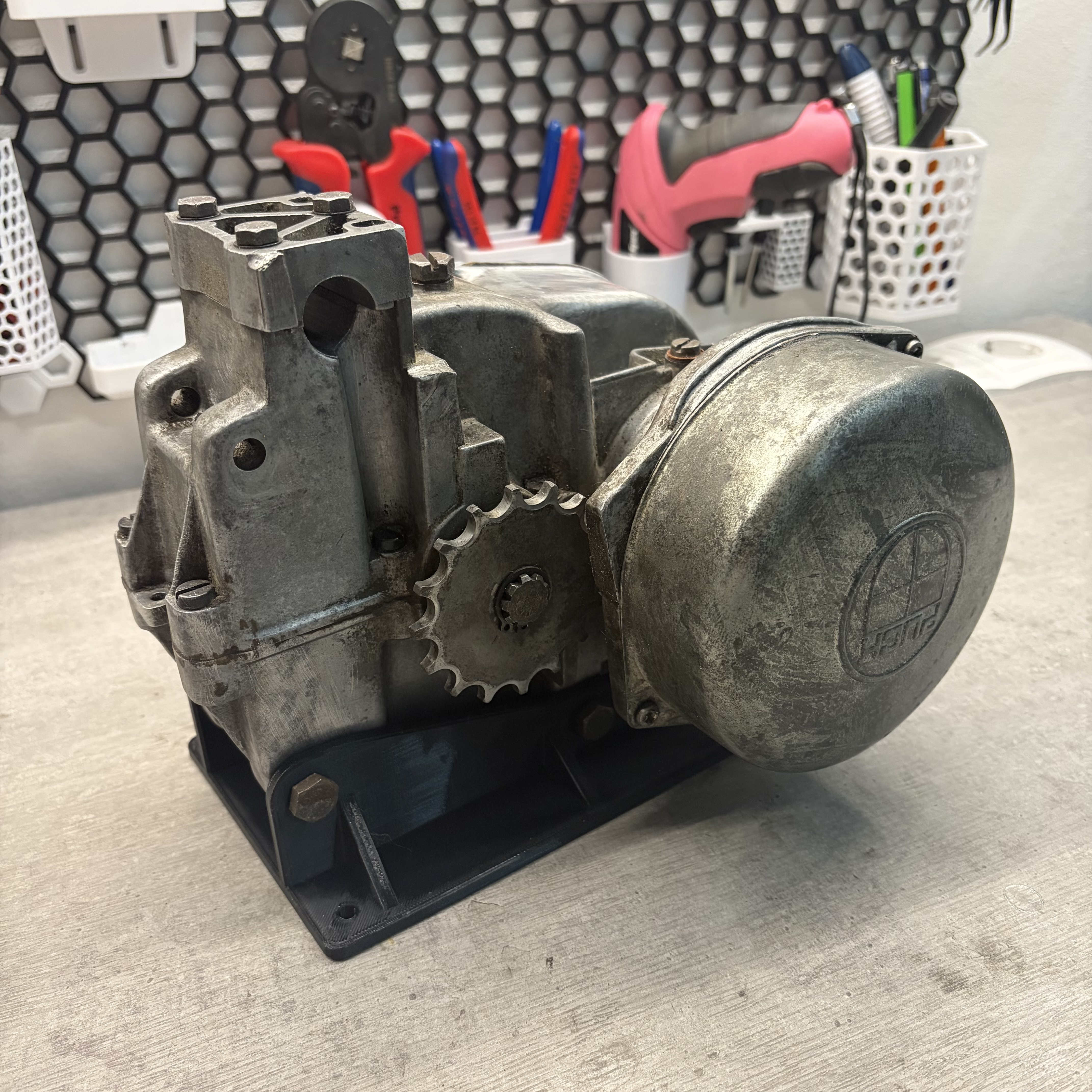 Puch Maxi E50 Engine Case Holder