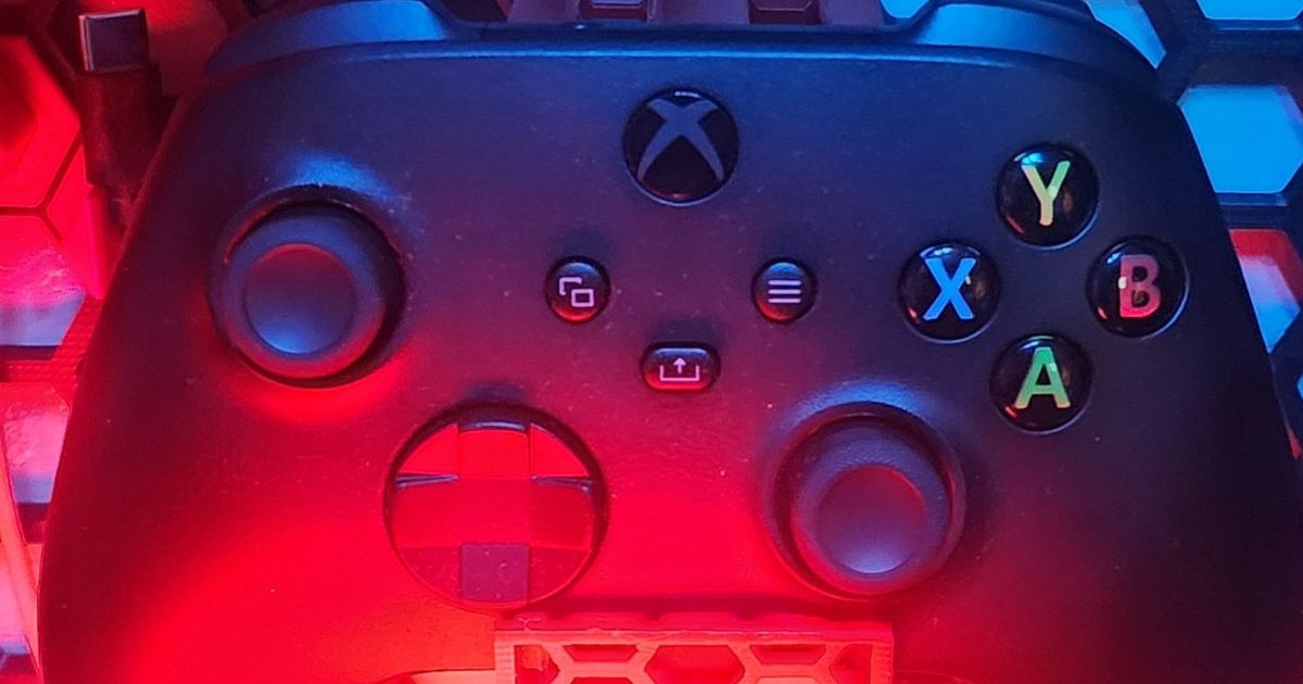 XBOX One X controller wall mount by Chewbugga, Download free STL model