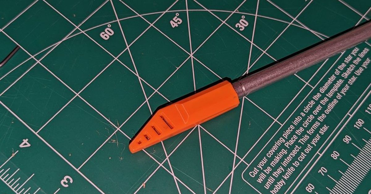 xacto knife cap by kitlaan Download free STL model