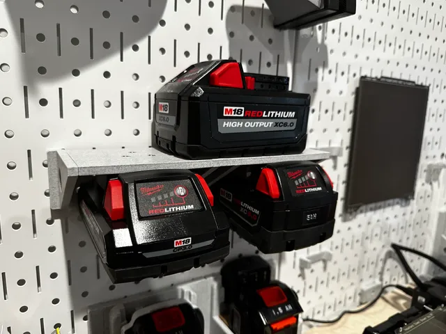 Milwaukee M18 Battery Holders for Wall Control System