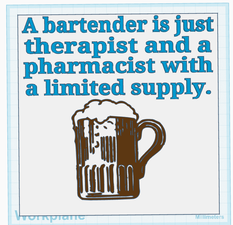 Bartender Sign