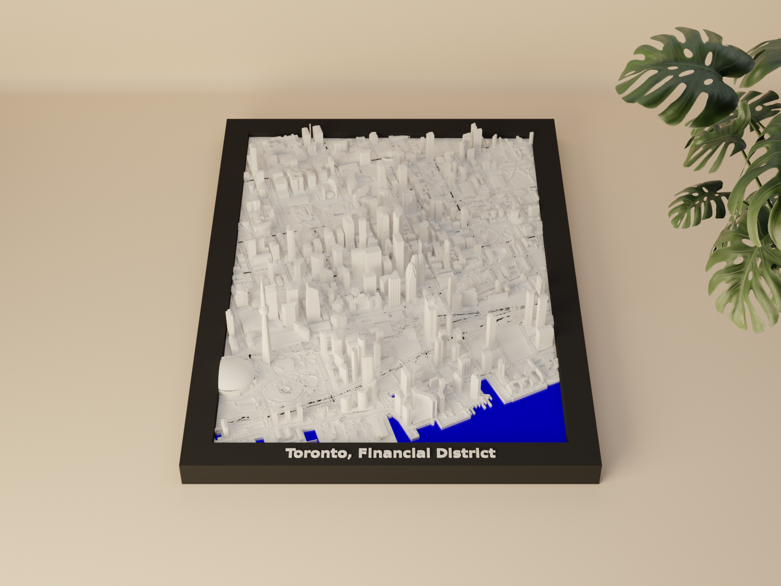 Toronto, Financial District, Canada - 3D Miniature