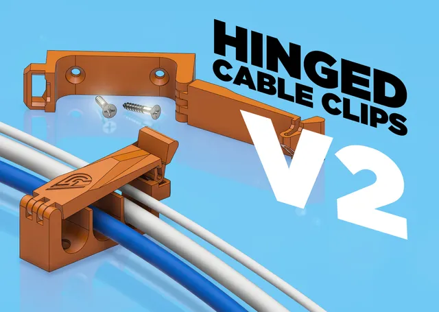 Hinged Cable Clip V2