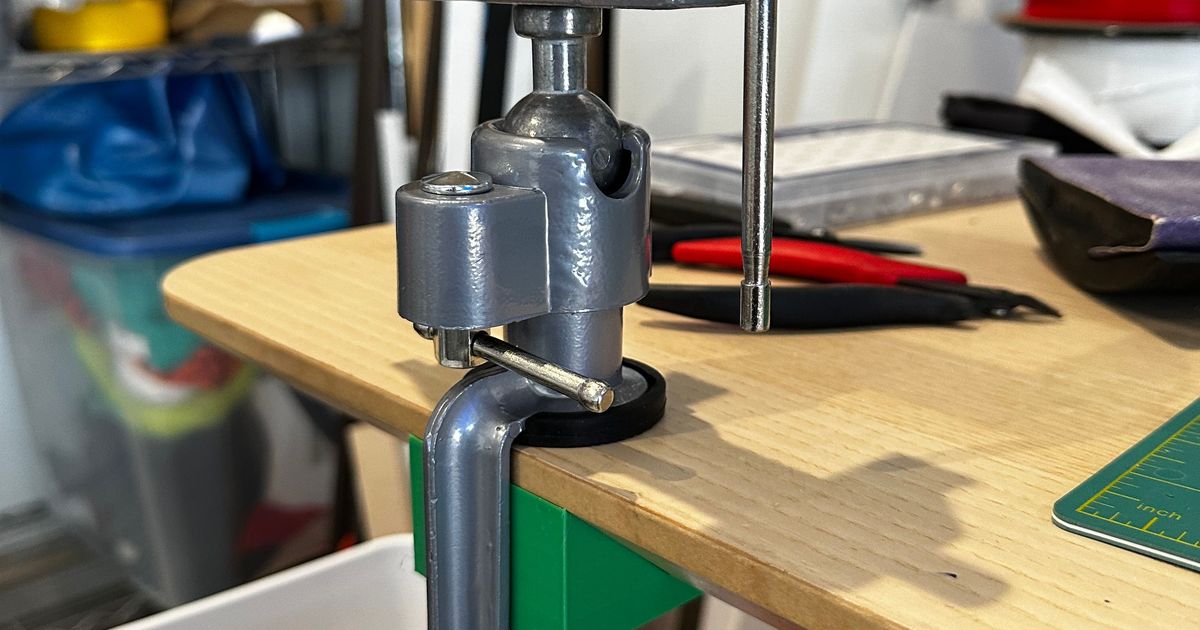 Vice Grip for Angled Table Edge of IKEA Lisabo by SirPrintsALot ...