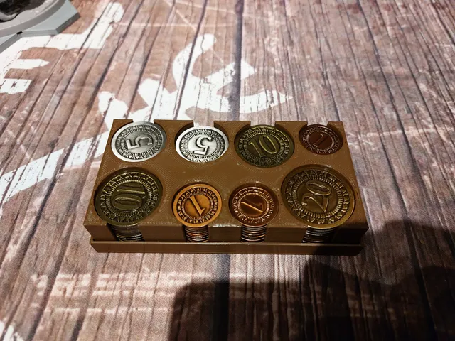 Metal Coins Storage box