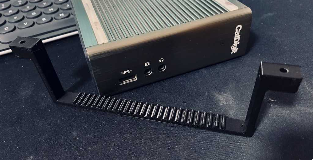 Caldigit TS1 Wall / Desk Brackets by Banan Download free STL model