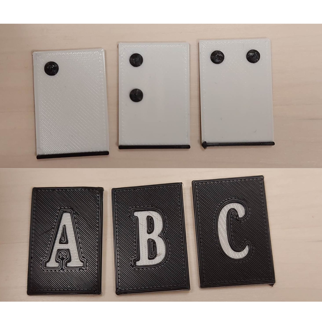 Braille Letters and numbers (English and Norwegian)