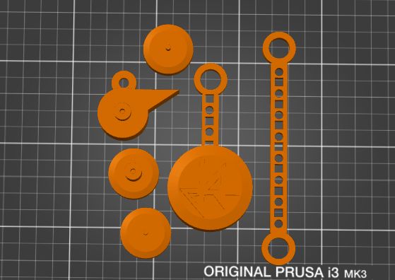 Miniatura 2 do modelo 3D double pendulum / péndulo doble