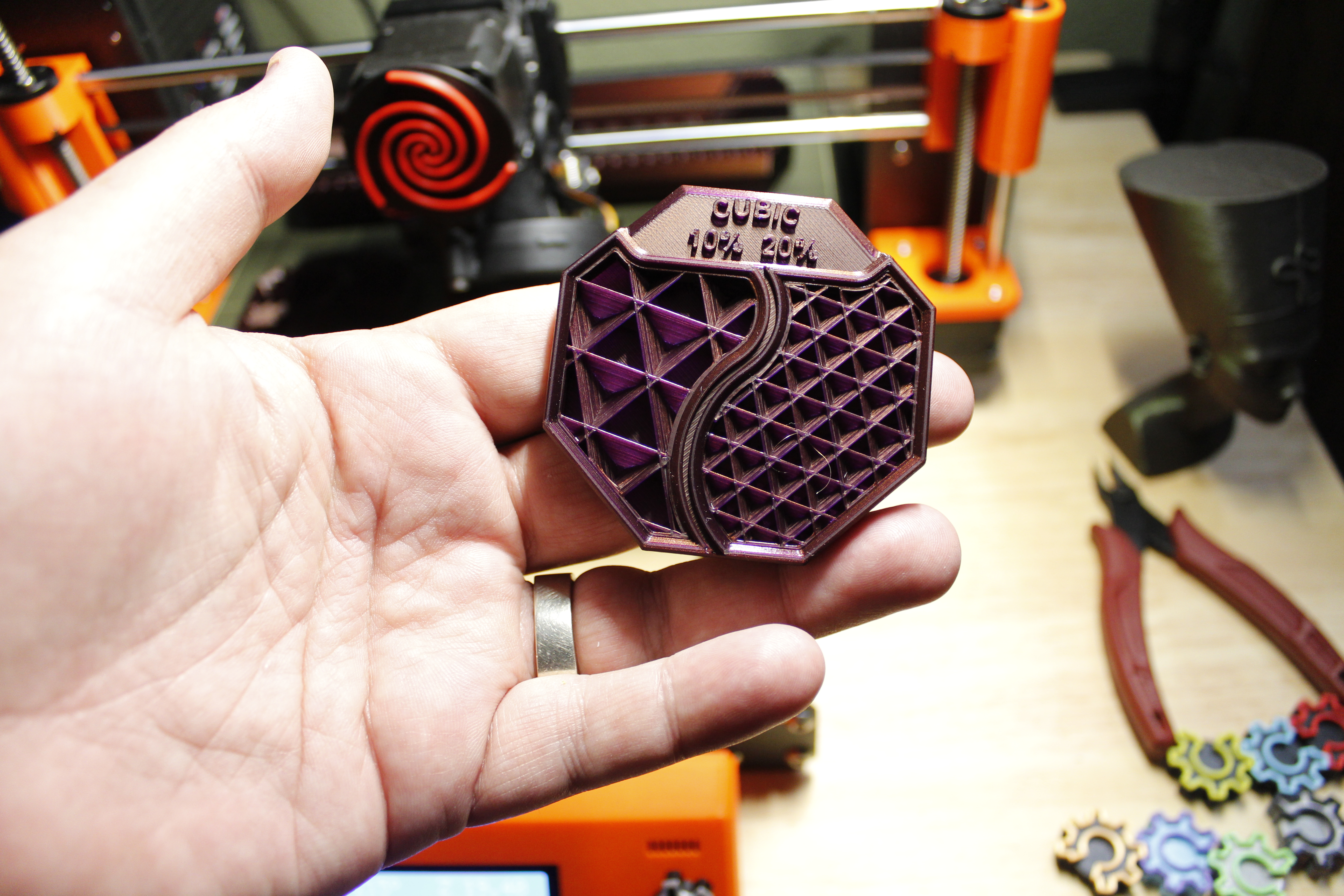 Miniatura 8 do modelo 3D Infill Sample Set w/ Case