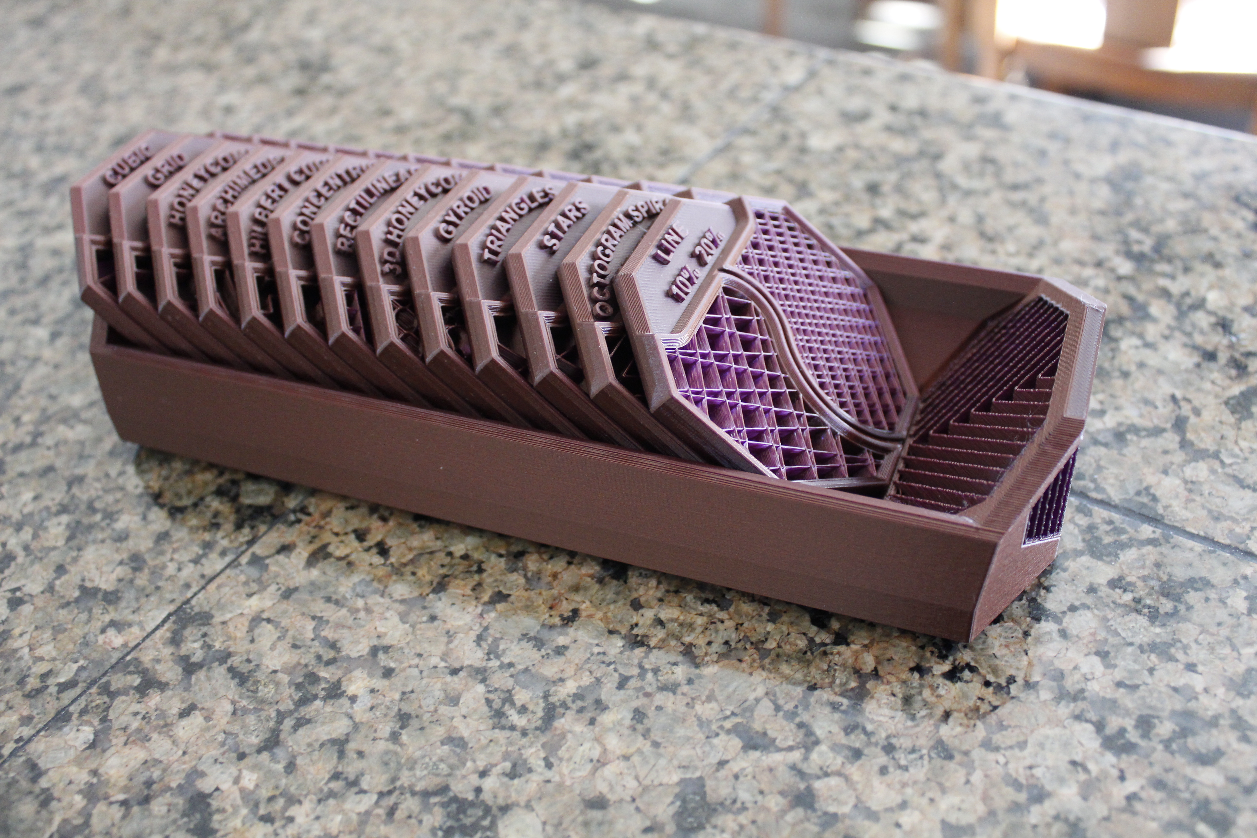 Miniatura 11 do modelo 3D Infill Sample Set w/ Case
