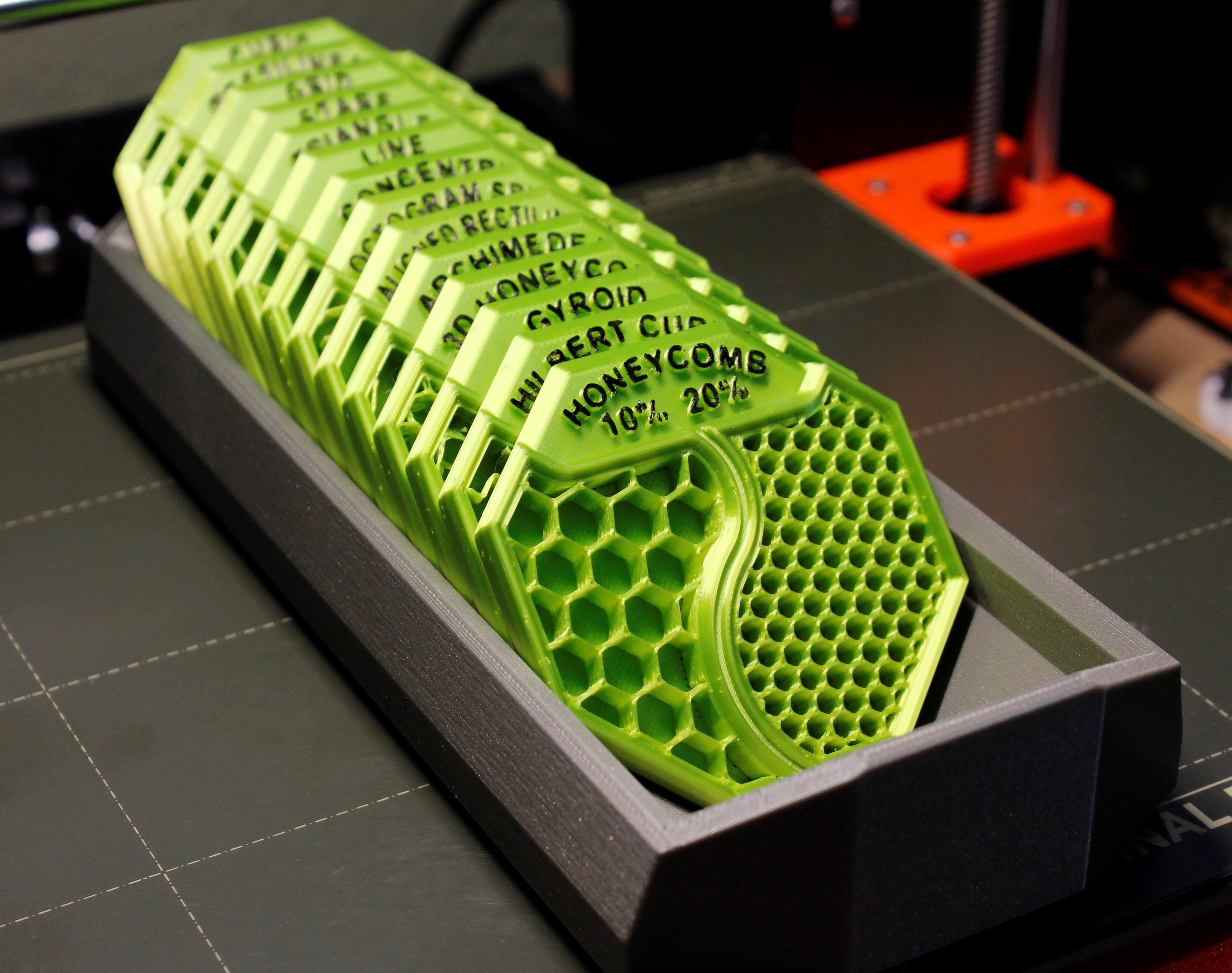 Miniatura 5 do modelo 3D Infill Sample Set w/ Case