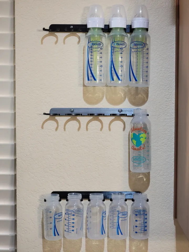 Baby bottle storage store rack