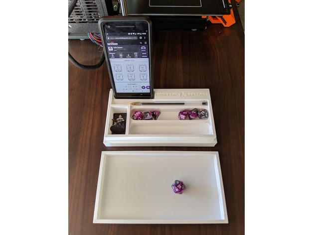 D&D Dice Box and Rolling Tray