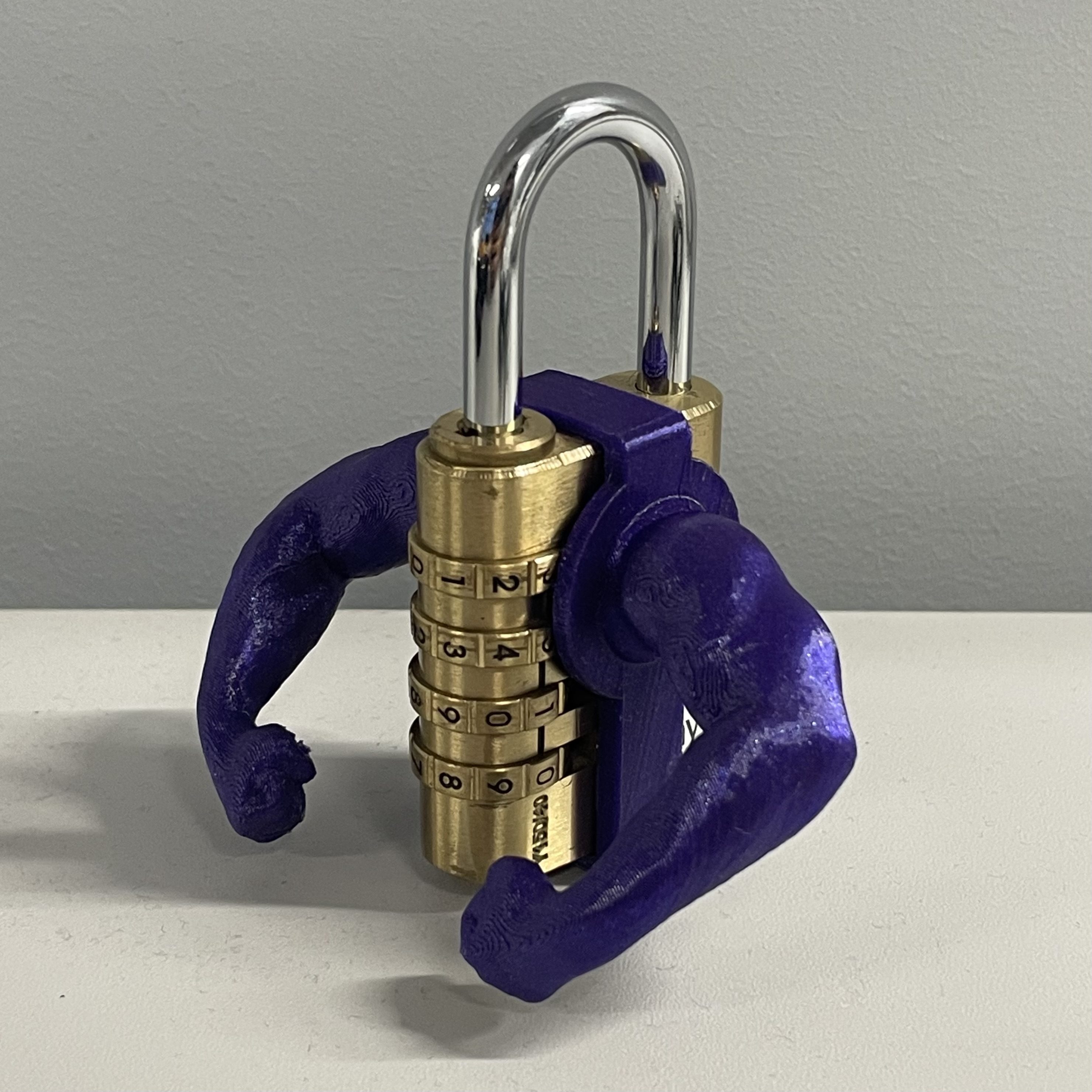 Gym Muscle Padlock