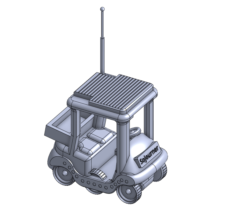 Sojourner Mars Rover E3D Buggy