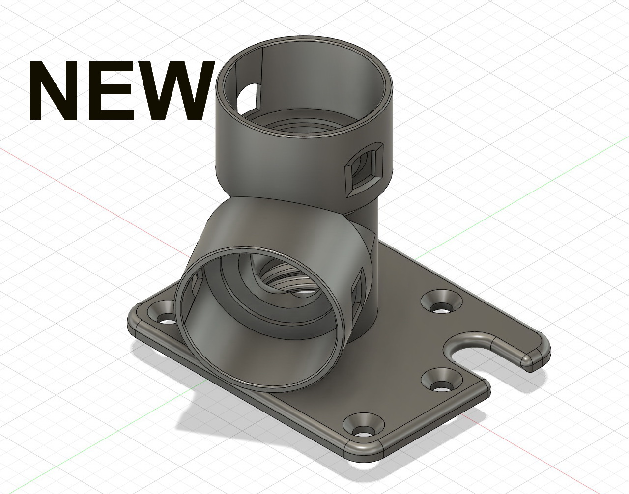 Bosch RA1171 Router Table Dust Port Splitter Click Adapter by