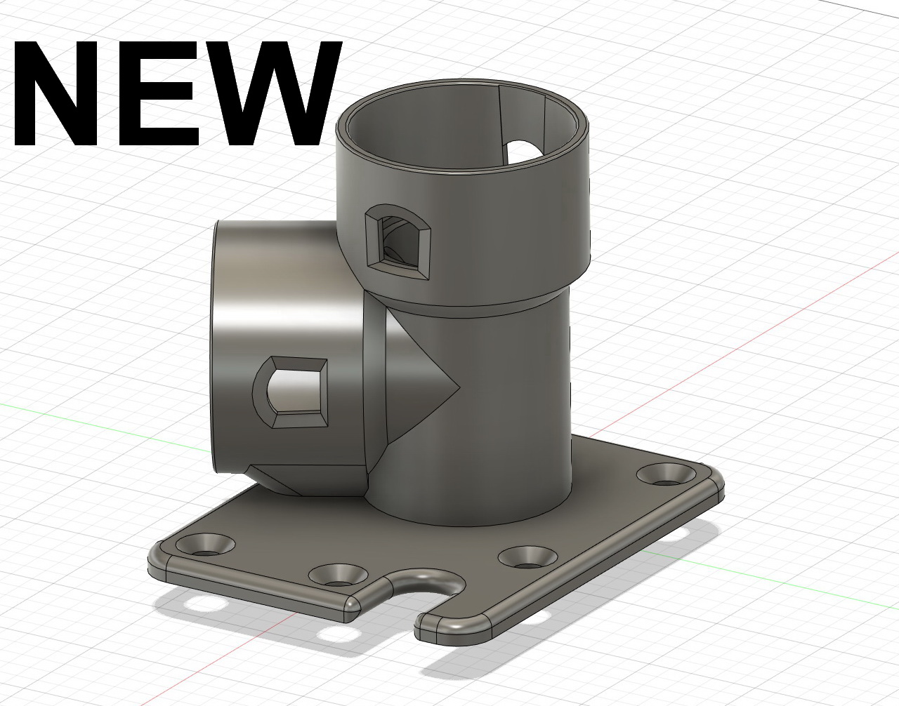 Bosch RA1171 Router Table Dust Port Splitter Click Adapter by