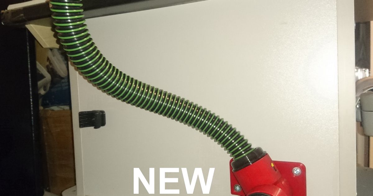 Bosch RA1171 Router Table Dust Port Splitter Click Adapter by