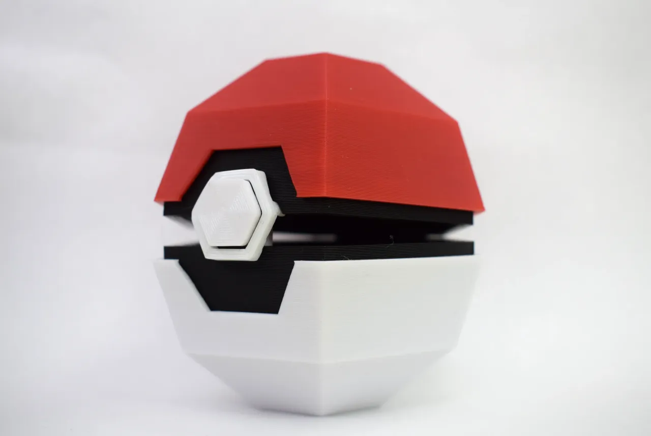 Low Poly Pokeball on Behance