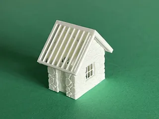 STONE PUMP HOUSE HO SCALE (1/87th) MODEL RAILROADING
