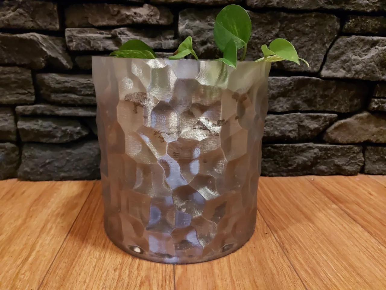 Cylindrical Vase Planter - Ice Style by Inside Jay's Skull, Download free  STL model