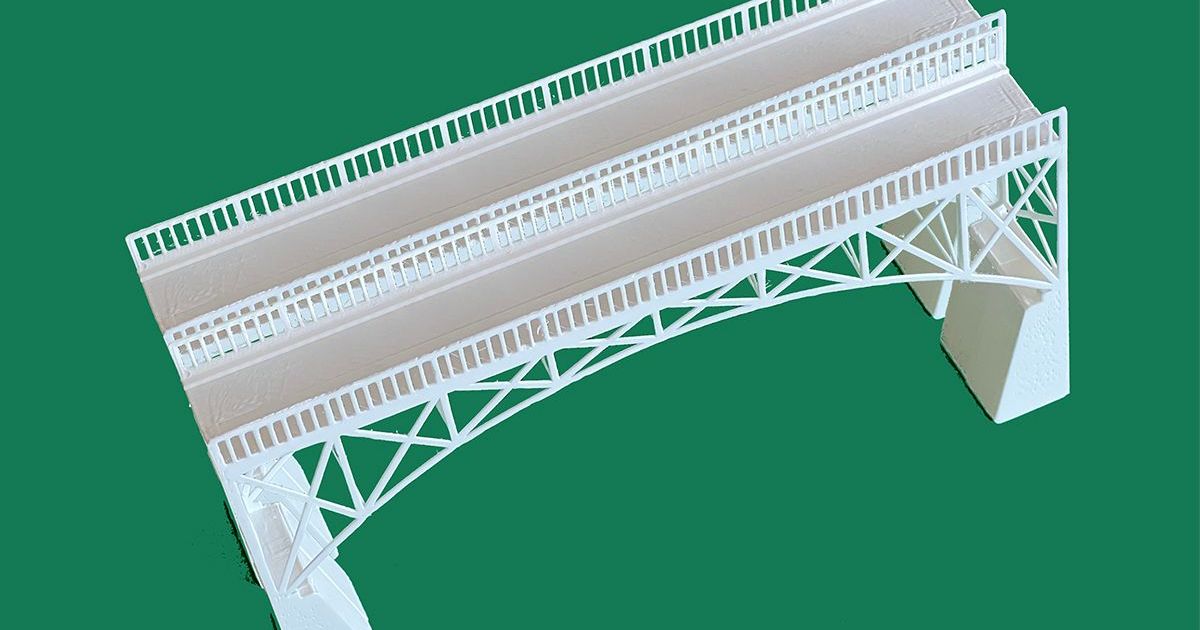 PEDESTRIAN BRIDGE OR TRAFFIC HO SCALE by Juniper Download free STL