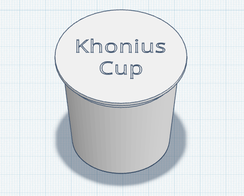 Model of a Keurig K-Cup