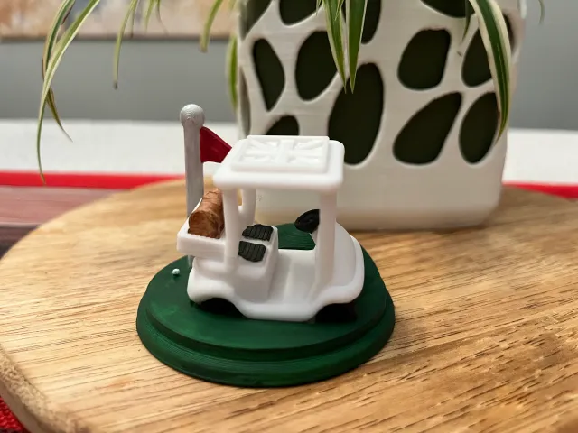 E3D Buggy Golf Course Display Stand