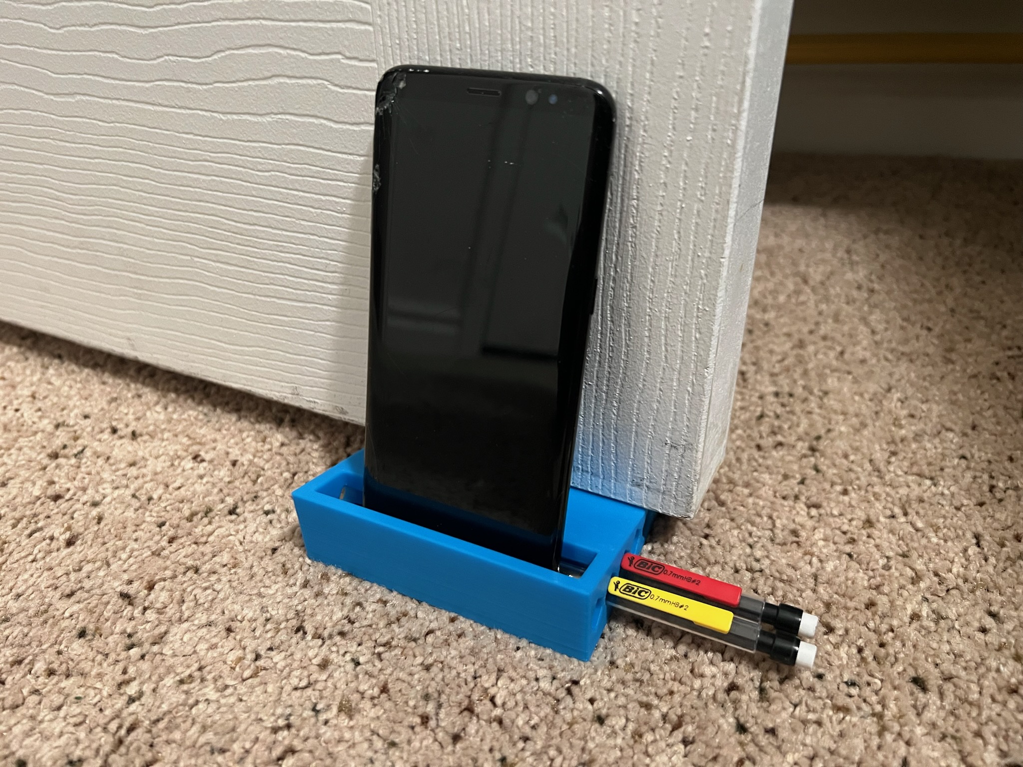 3 in 1: Door Stop, Pencil Case and Phone Stand