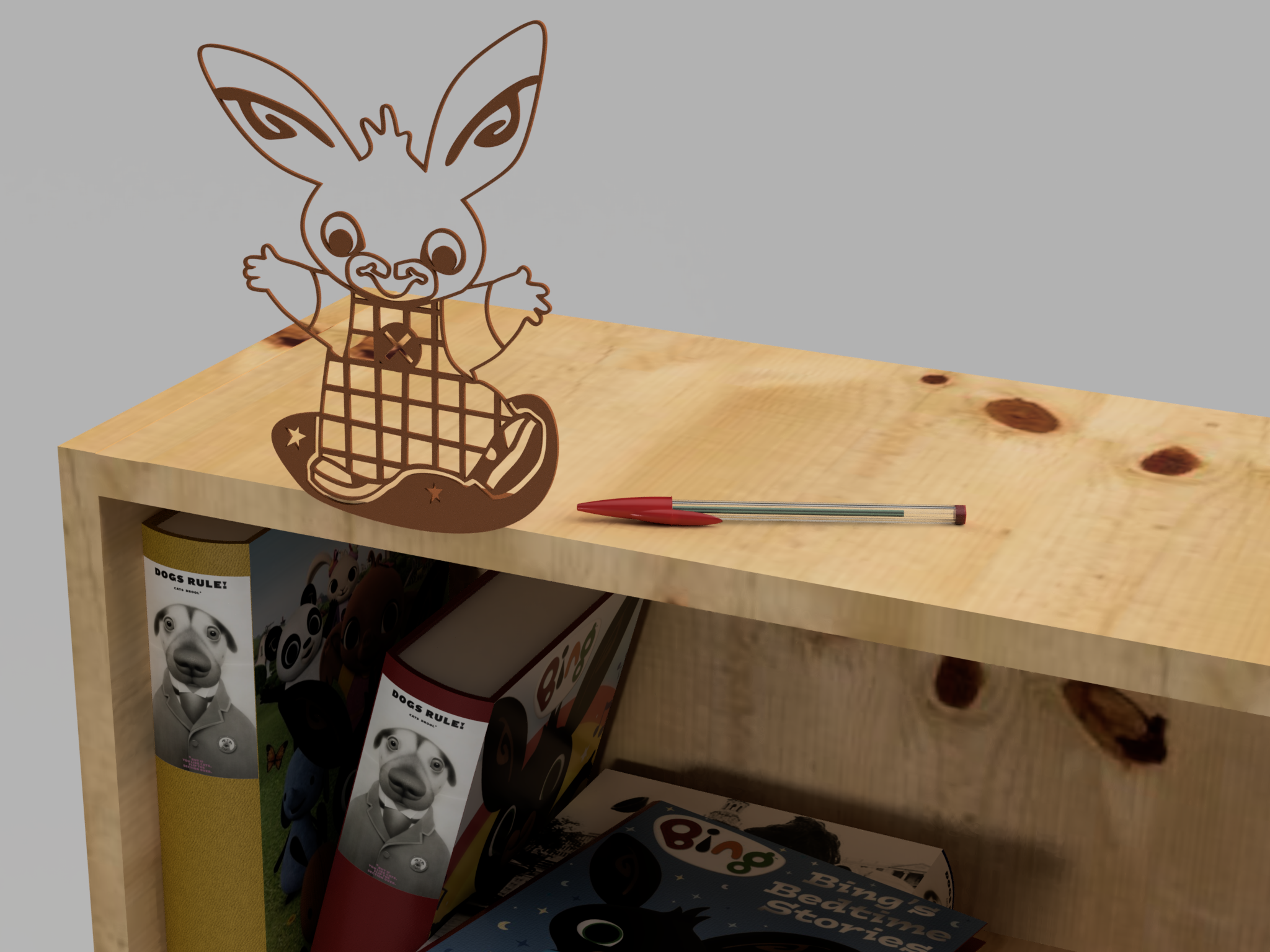Miniatura 2 do modelo 3D Bing Rabbit