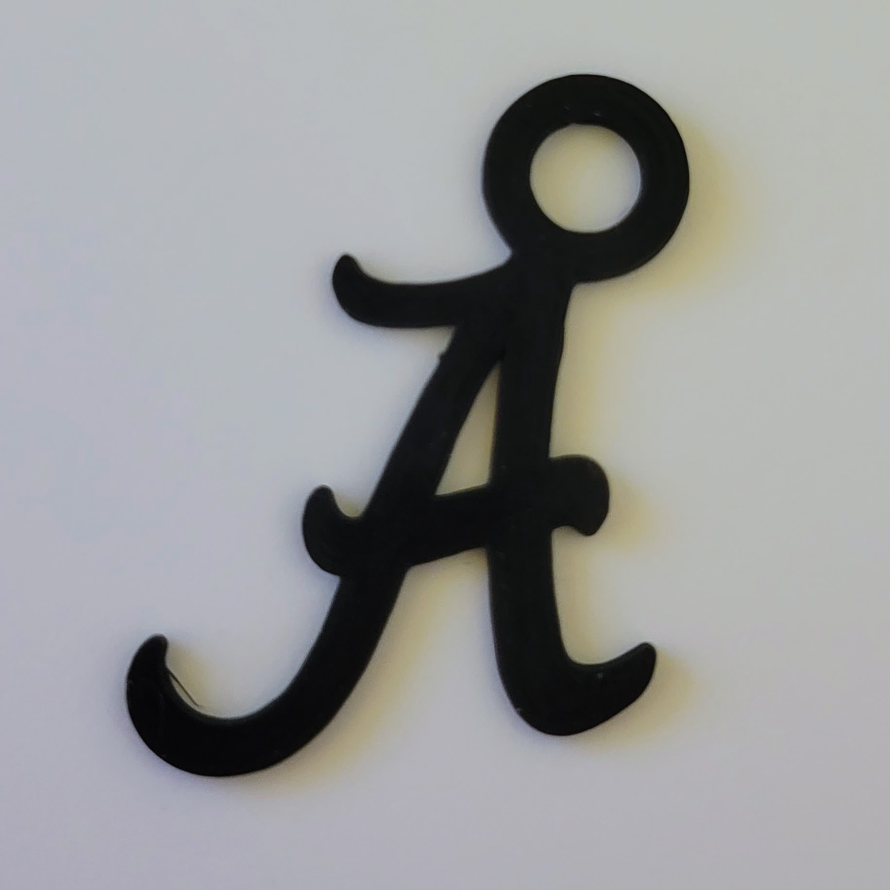 Alabama Script A Keychain