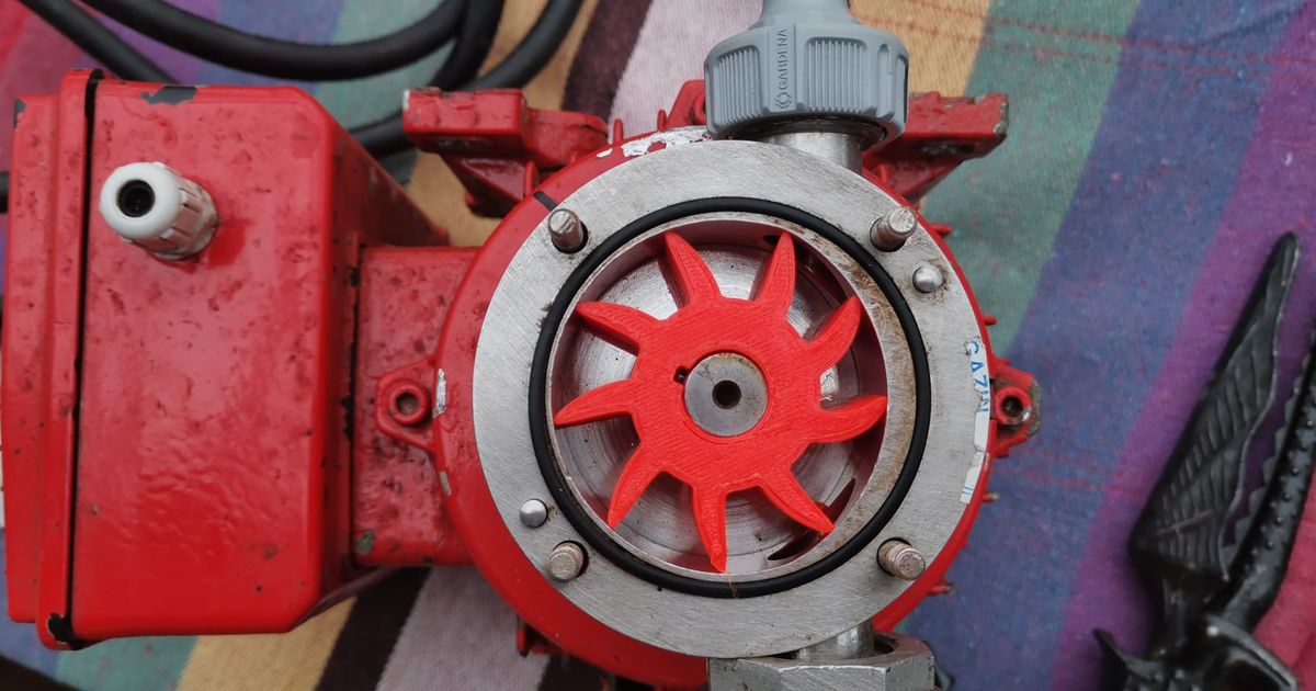 Zuwa pump flexible impeller by Felician Cadar Download free STL model