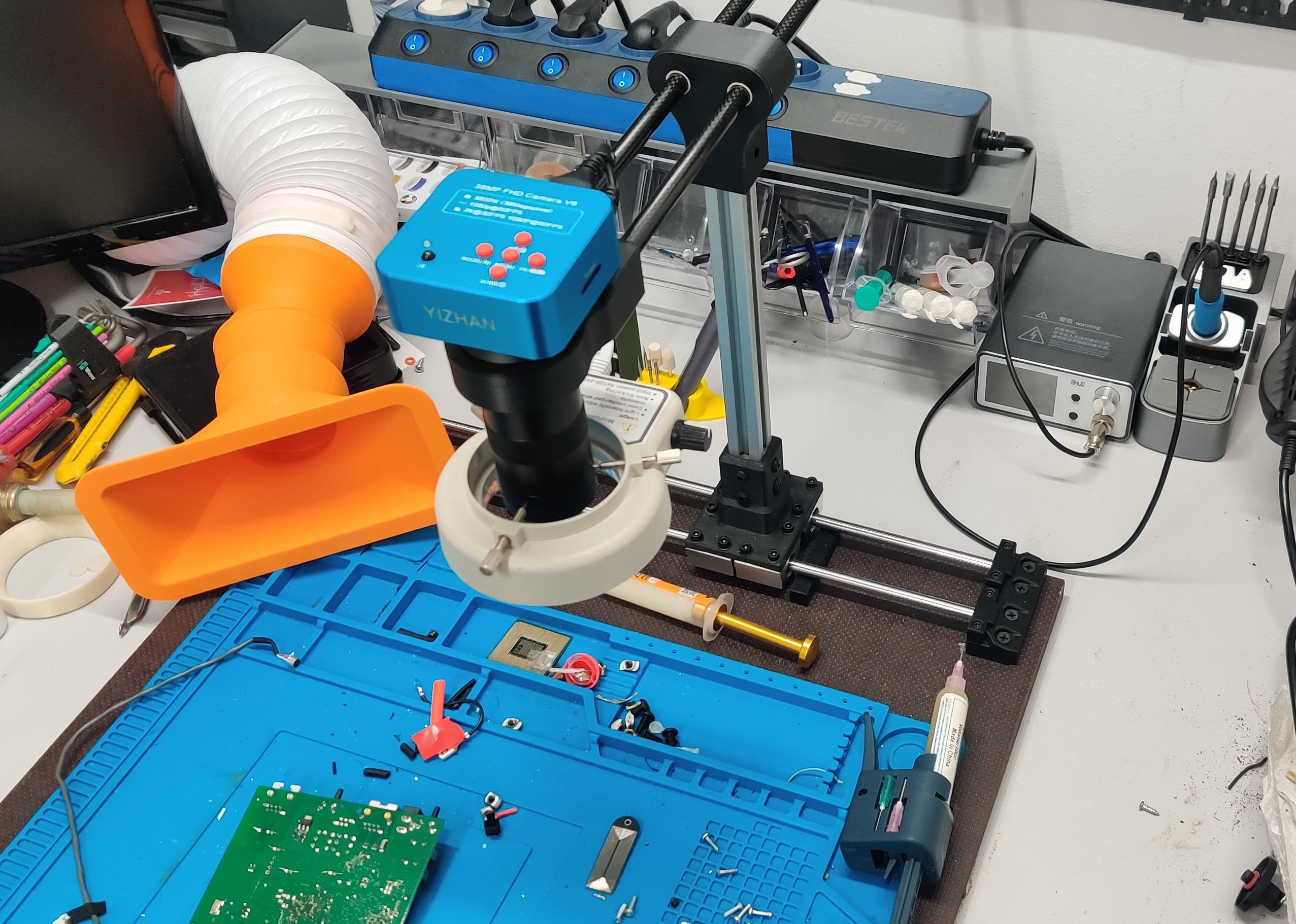 Digital Microscope Slider for micro Soldering