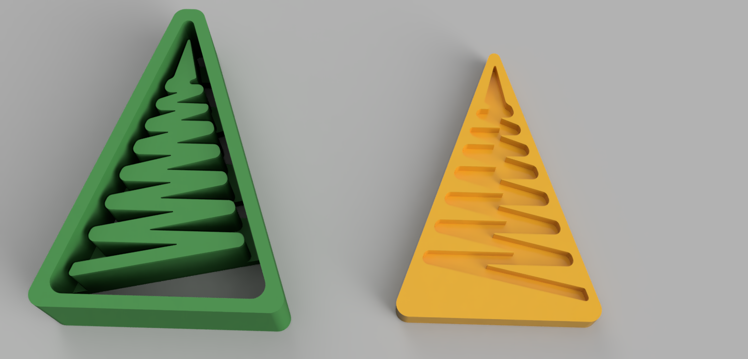 Miniatura 2 do modelo 3D Christmas tree cookie cutter
