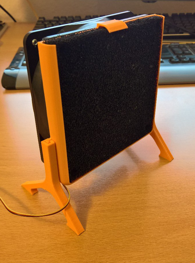 Solder Fumes Fan and Filter Stand (120mm)