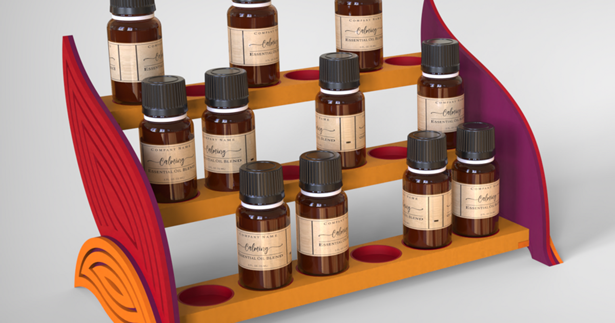 Modular Essential Oil Stand or for painting by Ron | Download free STL ...