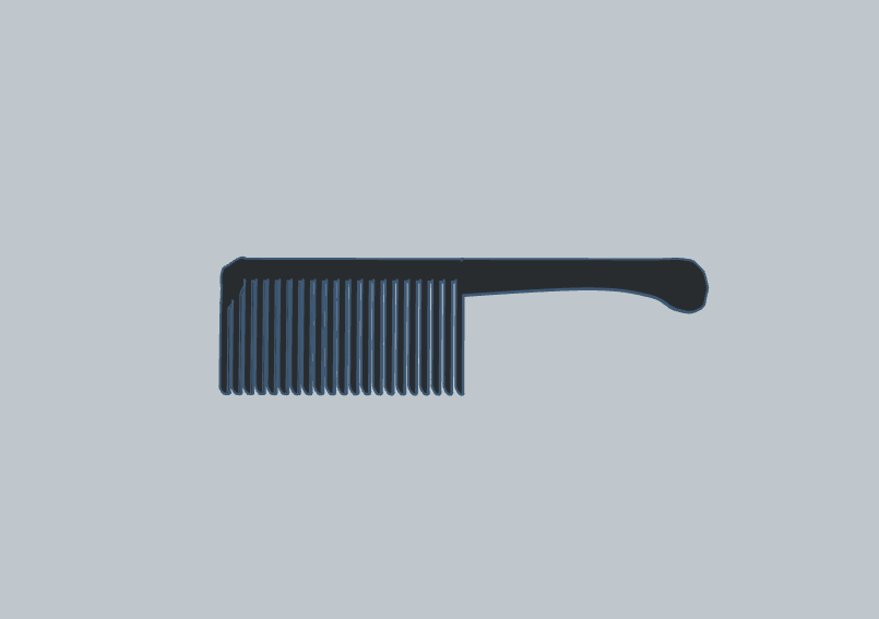 Miniatura 2 do modelo 3D Simple Comb Pair