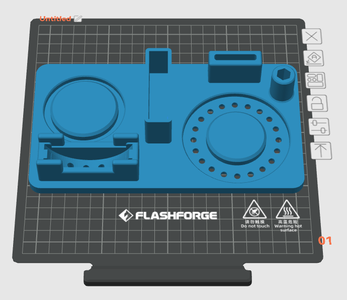 Aerepress Organizer with Filter Holder Remix