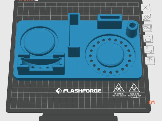 Aerepress Organizer with Filter Holder Remix