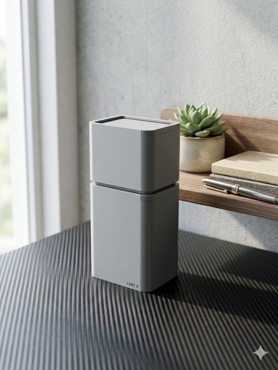 Miniatura 2 do modelo 3D Slide Box, Stacking Box