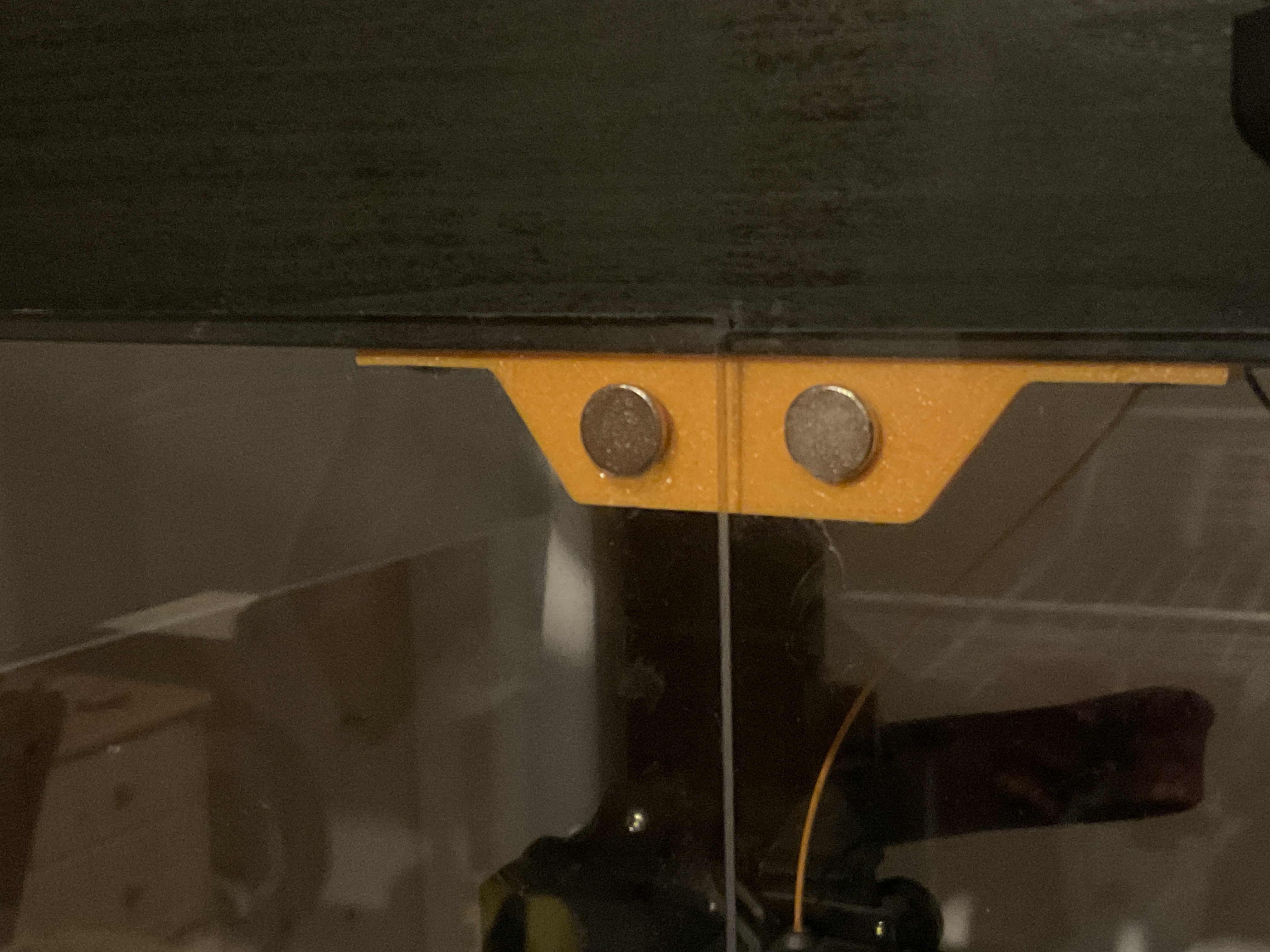 Ikea lack magnetic lock latch