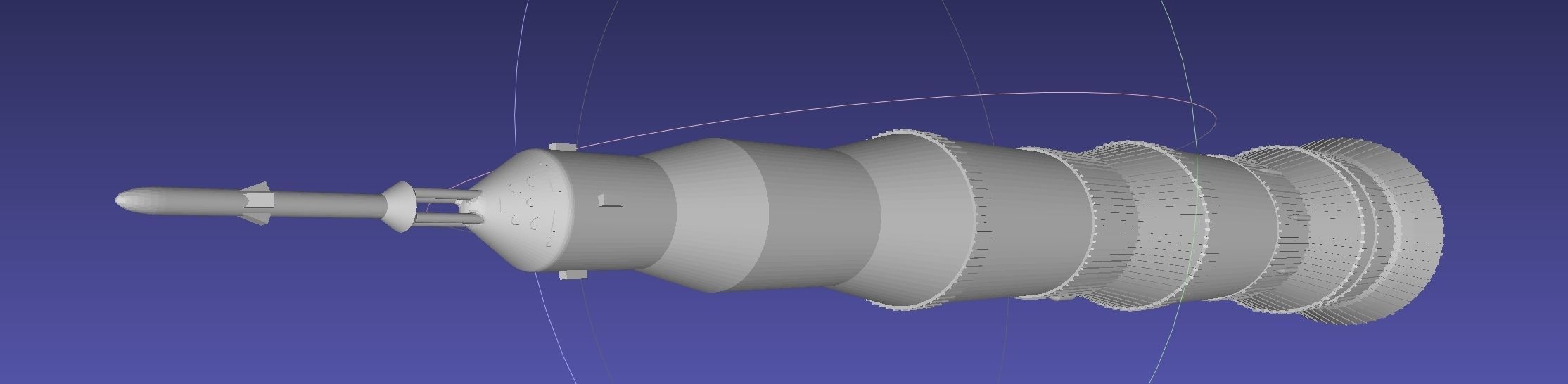 Saturn 8 Apollo Direct Ascent Alternative Moonrocket