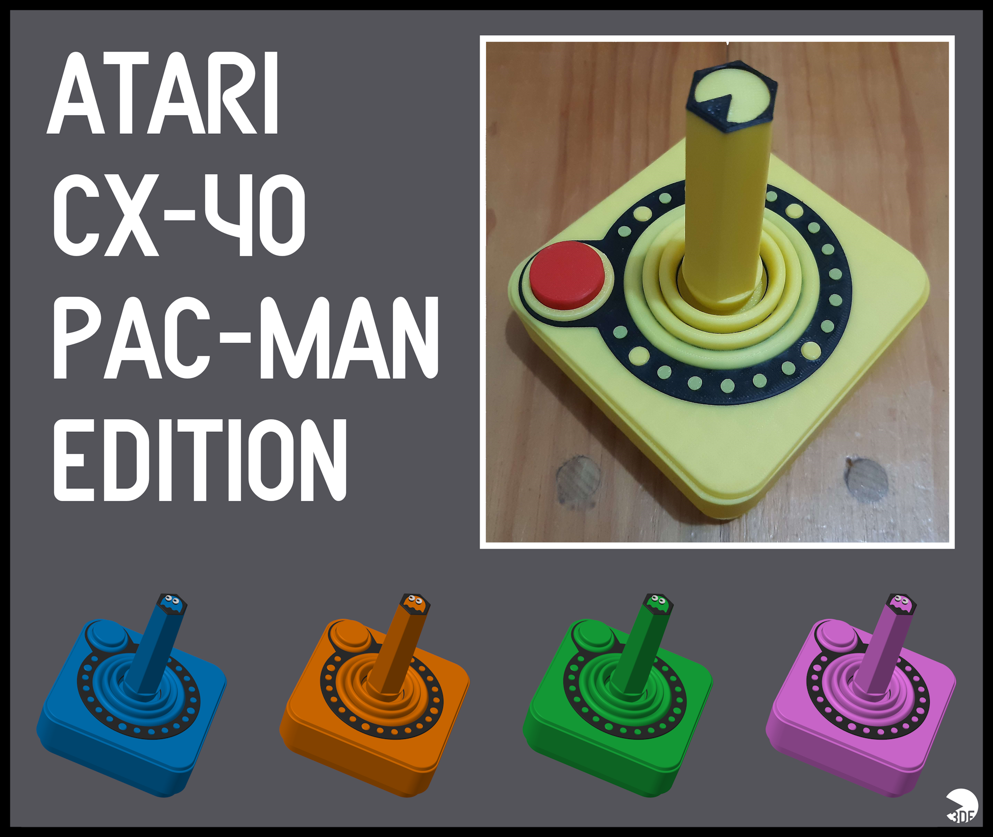 ATARI CX-40 PAC-MAN EDITION JOYSTICK