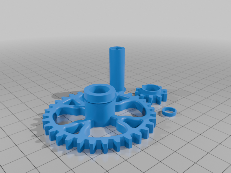 Miniatura 8 do modelo 3D 3D Printed Pendulum Clock