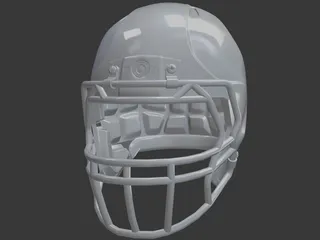 create 3d football helmet online Riddell SpeedFlex Football Helmet | Authentic NFL-Style | 3D Print Model by  CyberPixelFab | Download free STL model