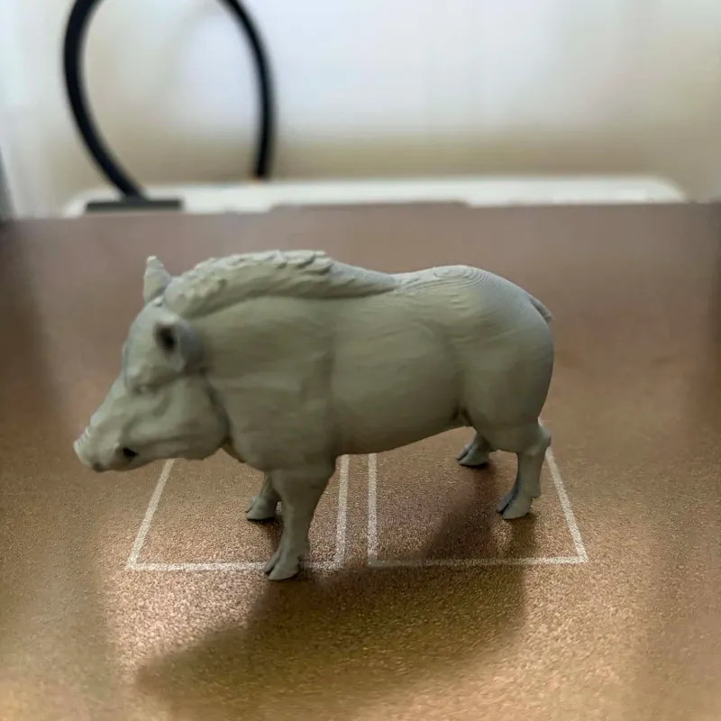 Realistic Wild Boar-Detailed 3D Print Figure by Duo3DPrint | Download ...
