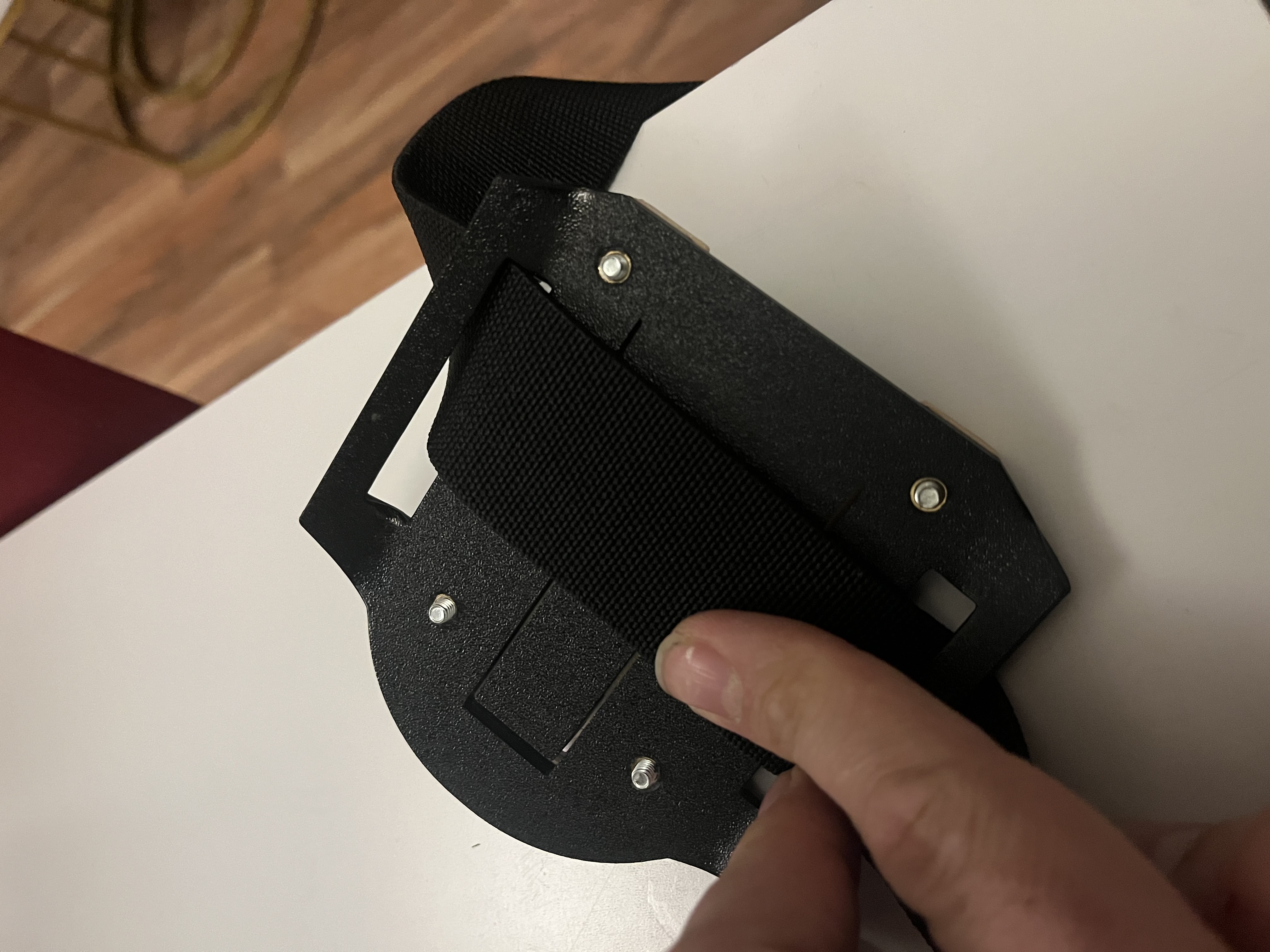 universal belt holder, quick release 360 rotation, knife /univerzální držák na opasek,rychloupínací 360 otáčení,nůž/ — thumbnail 6