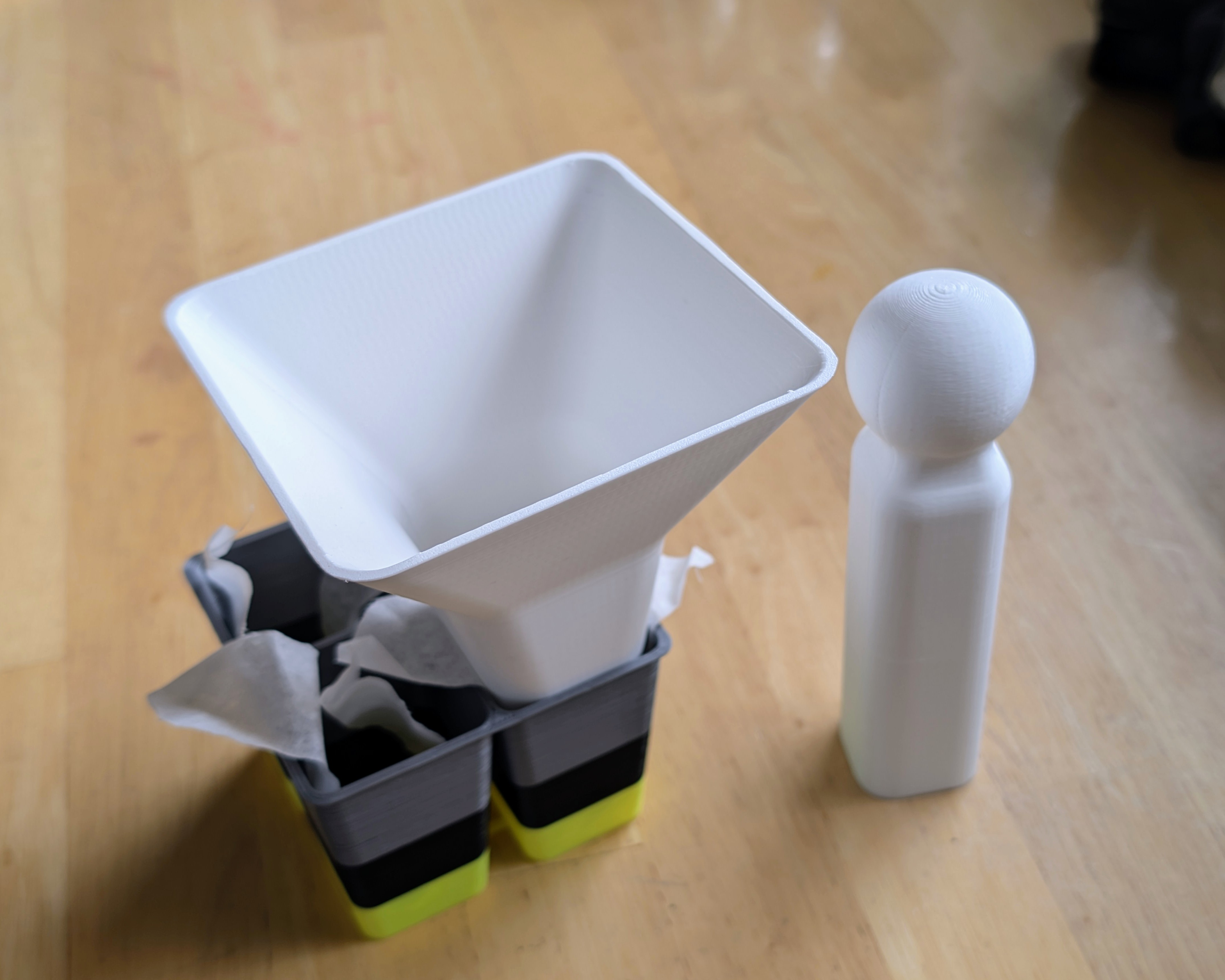 Seed Potting Funnel and Tamper