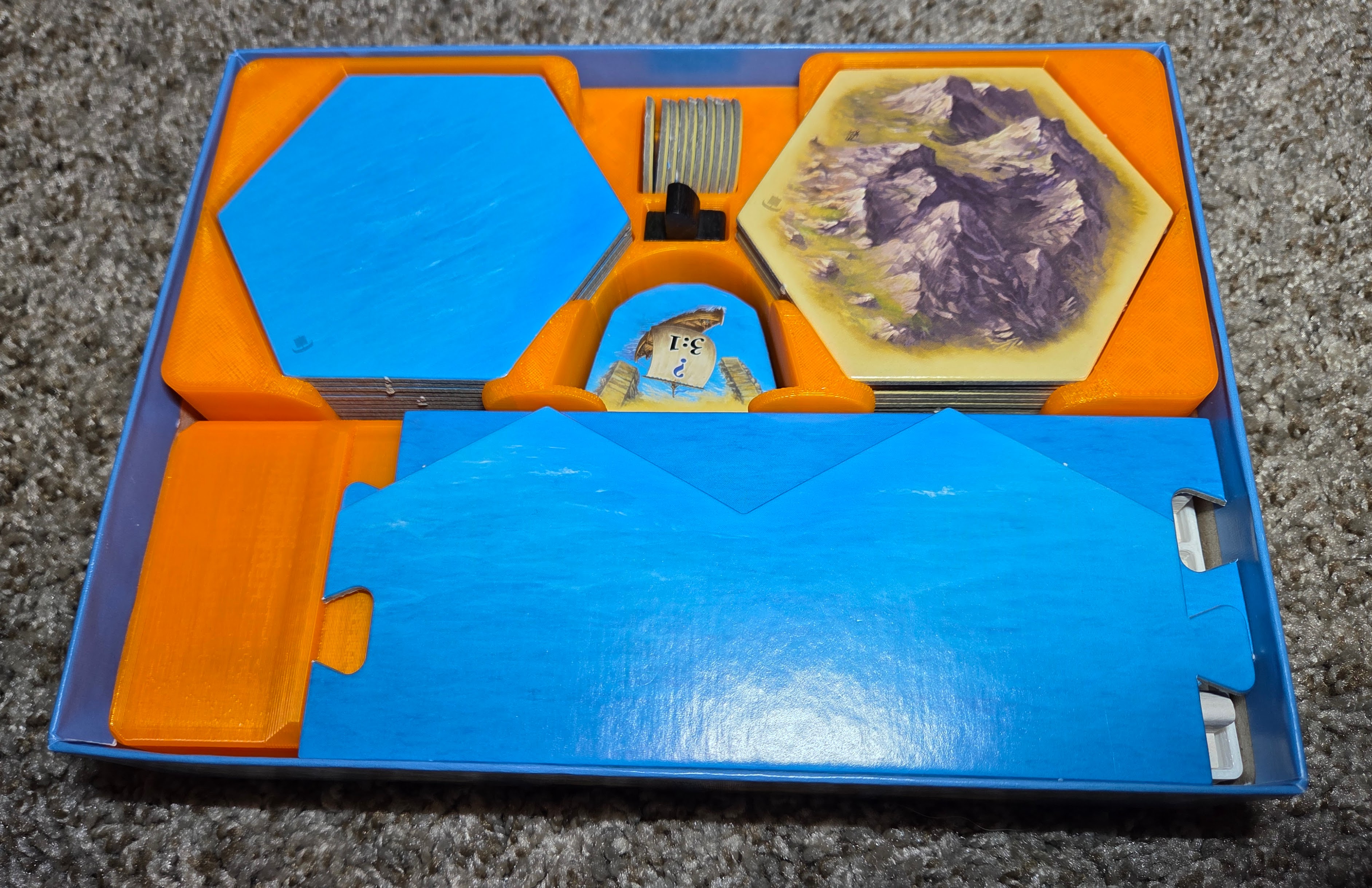 Catan Seafarers Modified Token Cup and Lid to Prevent Spilling