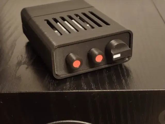 502-MT China Stereo Amplifier Minimalistic Enclosure